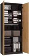 Image Шкаф TopEshop Oliv 2D, Anthracite/Artisan Oak