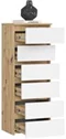 Image Комод Akord CL6 6SZ, Artisan Oak/White