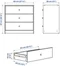 Image Comodă Ikea Gursken 3 sertare 69x67 Light beige