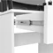 Image Туалетный столик Akord P-2/SL 90/900x600 Right, White