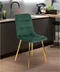 Image Scaun pentru bucătărie Mebel Elite York, Green/Gold