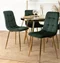 Image Scaun pentru bucătărie Mebel Elite York, Green/Gold
