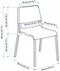 Image Set de scaune Ikea Teodores 2 buc, White
