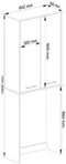 Image Шкаф Akord Fin 180 2D, White
