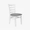Image Set de sufragerie Evelin COOPER White + 4 COCO White/NV-10WP Grey