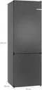 Image Frigider BOSCH KGN49OCAF
