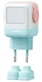 Image Зарядка UGREEN Nexode Robot GaN USB-A+2 USB-C 65W, Pink Blue