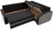 Image Диван угловой Magnifico Meble Grande Left Shelf Bonell  Right (Black/Grey)