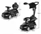 Image Tolocar 3în1 Costway Mercedes-Benz TQ10365DK Black