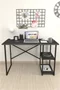 Image Письменный стол Bofigo 2 полки Anthracite/Black
