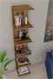 Image Стеллаж навесной Bofigo 6 полок Walnut