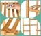Image Стеллаж Costway HZ10005 Bamboo