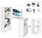 Image Biroul computer Costway CB10301WH White