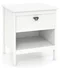 Image Тумба прикроватная Costway JV11403WH White