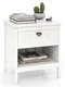 Image Тумба прикроватная Costway JV11403WH White