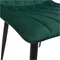Image Scaun de bucătărie DC-90P~N57 Catifea Dark Green+Black Legs