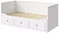 Image Pat pliabil Ikea Hemnes 3 ящика 80х200 white