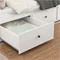 Image Pat pliabil Ikea Hemnes 3 ящика 80х200 white