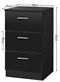 Image Тумба прикроватная Costway HW61149BK Black