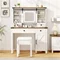Image Туалетный столик с табуретом Costway HU10924DE-WH+ White