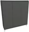 Image Тумба Bofigo Multifunctional 3 Doors Anthracite