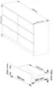 Image Комод Akord K140 6SZ White