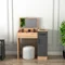 Image Туалетный столик Mirage Meble Inci Atlantic Pine/Anthracite