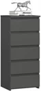 Image Комод Akord CL5 40см 5SZ Graphite Grey