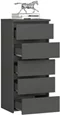 Image Комод Akord CL5 40см 5SZ Graphite Grey