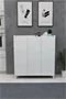 Image Тумба Bofigo Multifunctional Cabinet With 3 Doors White