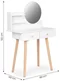 Image Туалетный столик Modern Home CHDT05 White/Oak