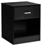 Image Тумба прикроватная Costway JV10219DK-1 Black