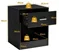 Image Тумба прикроватная Costway JV10219DK-1 Black