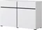 Image Тумба Helvetia Cross 2D2S White/Black