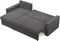 Image Canapea colțar Magnifico Meble Neo LL Straight Bonell Poso 022 Dark Grey
