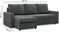 Image Canapea colțar Magnifico Meble Neo LL Straight Bonell Poso 022 Dark Grey