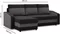 Image Диван угловой Magnifico Meble Orion LL Bonell Right Black/Grey