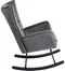 Image Fotoliu balansoar Mebel Elite Jackson Grey/Black