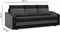 Image Диван Magnifico Meble Orion Bonell Mikrofaza 15/Mikrofaza 27 Black/Grey