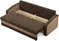 Image Диван Magnifico Meble Orion Bonell Mikrofaza 20/Mikrofaza 48 Brown/Cappuccino