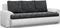 Image Диван Magnifico Meble Foresta Lawa 17/Real 17 Dark Grey/White