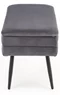 Image Банкетка Halmar Velva Gray/Blac