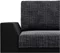 Image Canapea Magnifico Meble Lugo 17/11 Right Dark Grey/Black