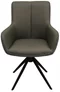 Image Scaun pentru bucătărie Queen Stofa + Piele C2532V Grey