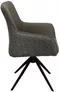 Image Scaun pentru bucătărie Queen Stofa + Piele C2532V Grey