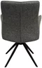 Image Scaun pentru bucătărie Queen Stofa + Piele C2532V Grey