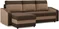 Image Диван угловой Magnifico Meble Orion LL Bonell 20/48 Left Brown/Cappuccino