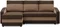 Image Диван угловой Magnifico Meble Orion LL Bonell 20/48 Left Brown/Cappuccino