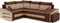 Image Canapea colțar Magnifico Meble Grande LShelf Bonell Mikfaz 20/48 L Brown/Cappuccino