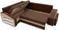 Image Canapea colțar Magnifico Meble Grande LShelf Bonell Mikfaz 20/48 L Brown/Cappuccino